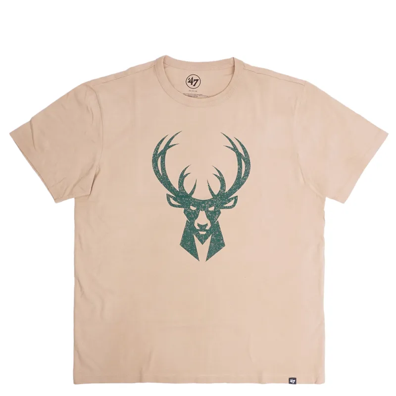 &#39;47 BRAND MILWAUKEE BUCKS DUSTED IMPRINT RIVER TEE