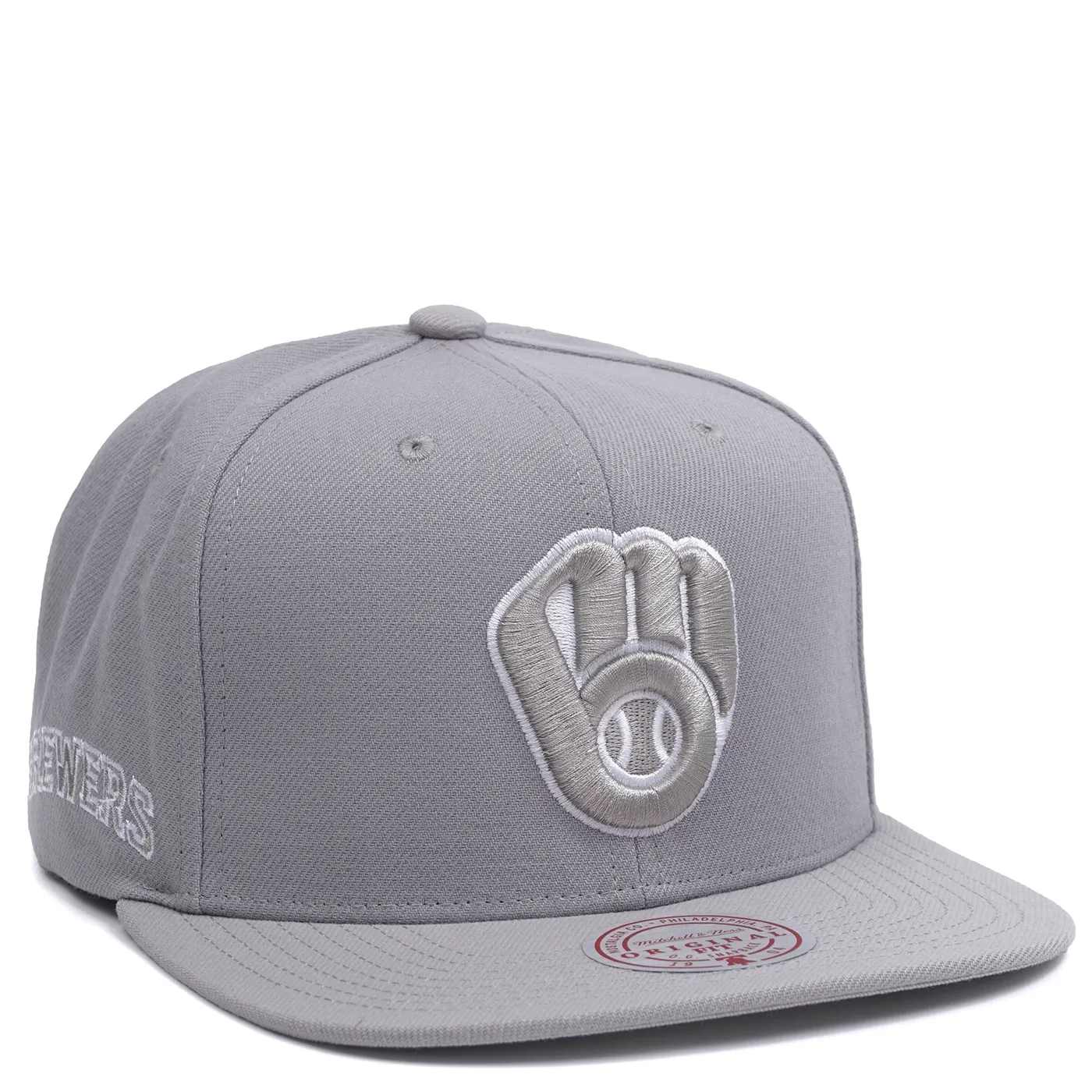 MITCHELL &amp; NESS MILWAUKEE BREWERS EVERGREEN SNAPBACK HAT