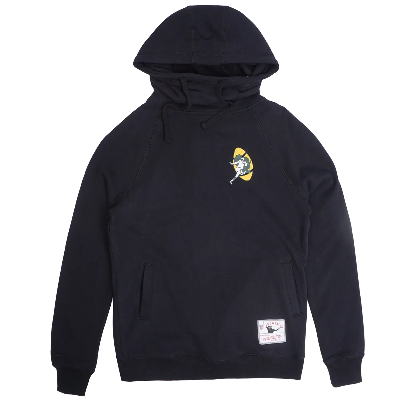 MITCHELL &amp; NESS GREEN BAY PACKERS WOMEN&#39;S FUNNEL NECK PULLOVER HOODIE