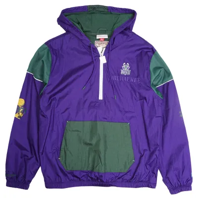 MITCHELL &amp; NESS MILWAUKEE BUCKS TEAM OG 3.0 ANORAK JACKET  