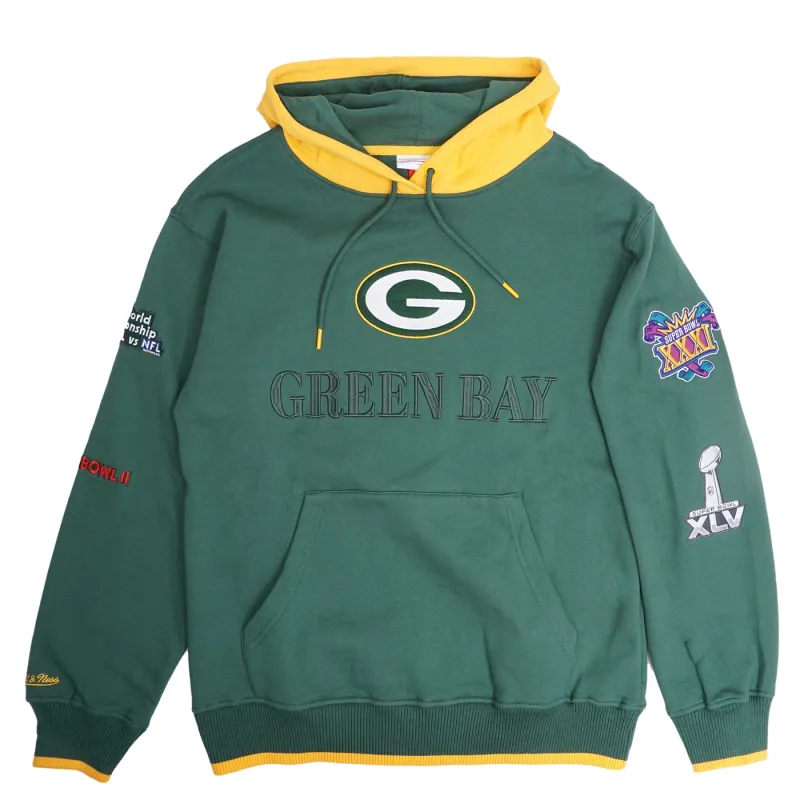 MITCHELL &amp; NESS GREEN BAY PACKERS TEAM OG 3.0 PULLOVER HOODIE