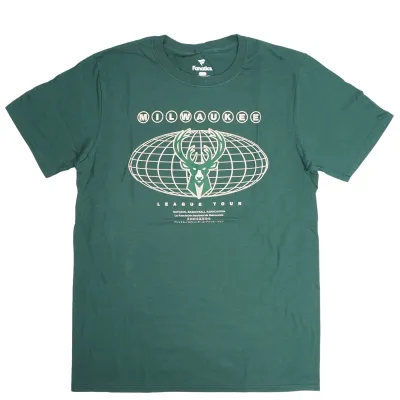 FANATICS MILWAUKEE BUCKS LEAGUE TOUR TEE