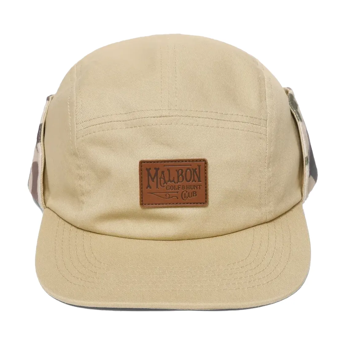 MALBON GOLF BLIND EAR FLAP 5-PANEL HAT