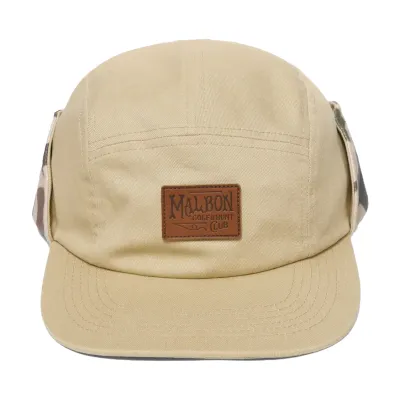 MALBON GOLF BLIND EAR FLAP 5-PANEL HAT