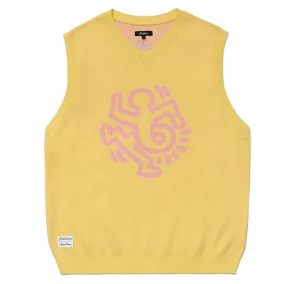 MALBON GOLF X KEITH HARING SWEATER VEST  