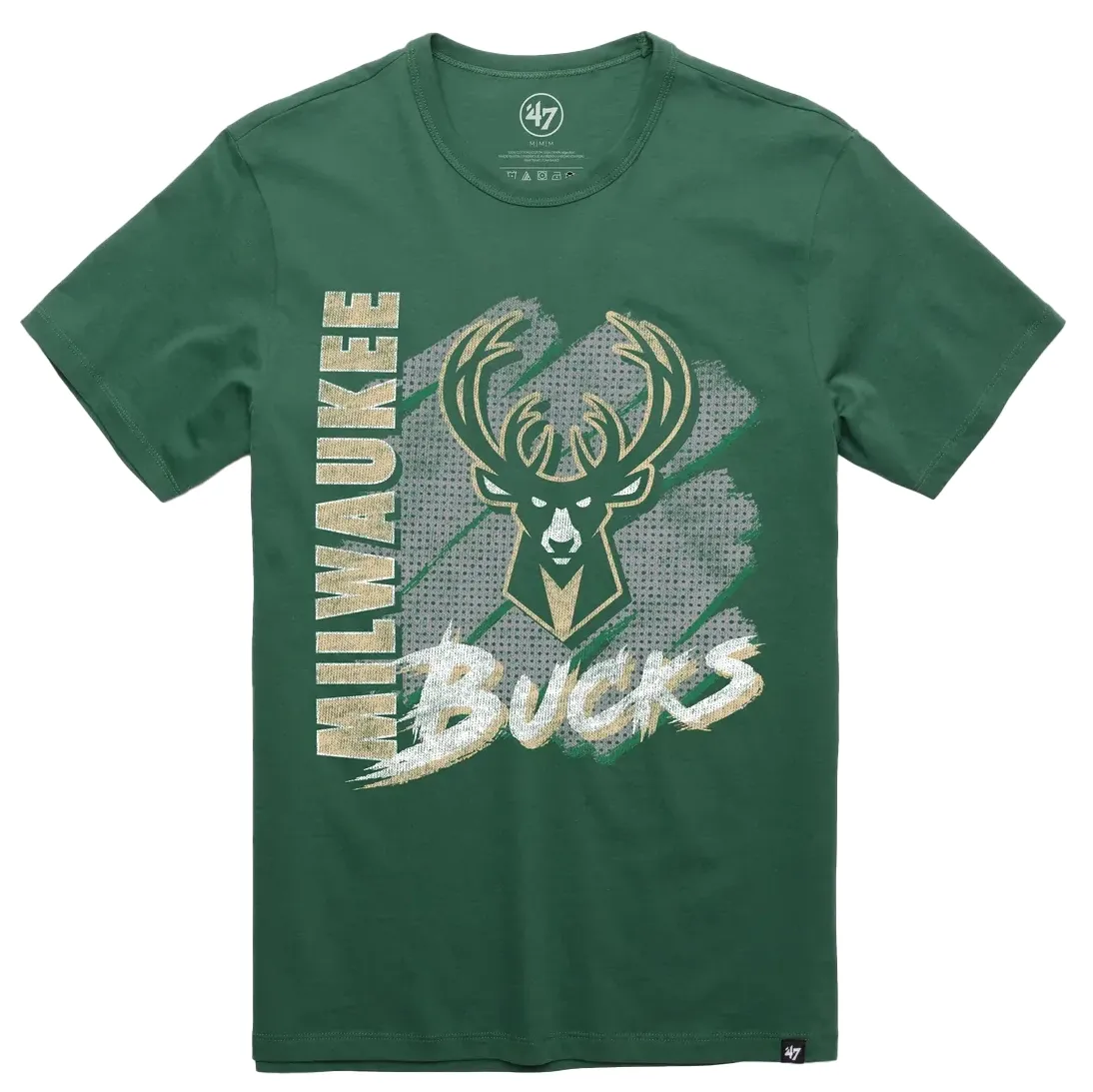 &#39;47 BRAND MILWAUKEE BUCKS FRONT ROW FRANKLIN TEE