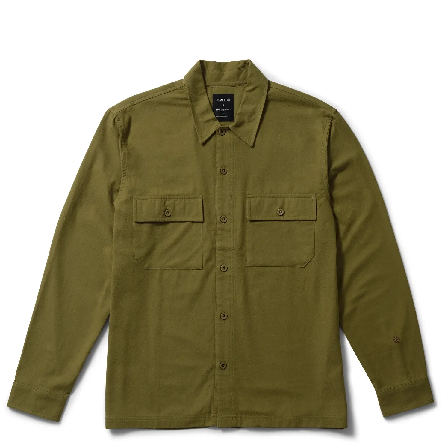 STANCE LOWELL LONG SLEEVE BUTTON UP SHIRT  