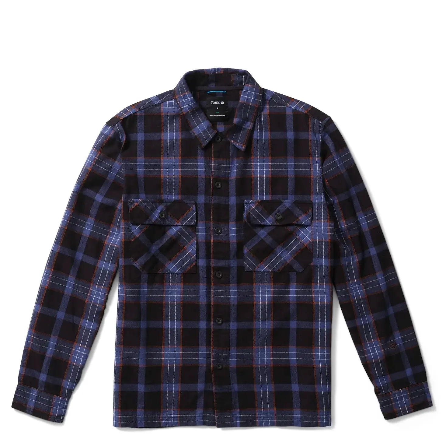 STANCE LOWELL LONG SLEEVE BUTTON UP SHIRT  