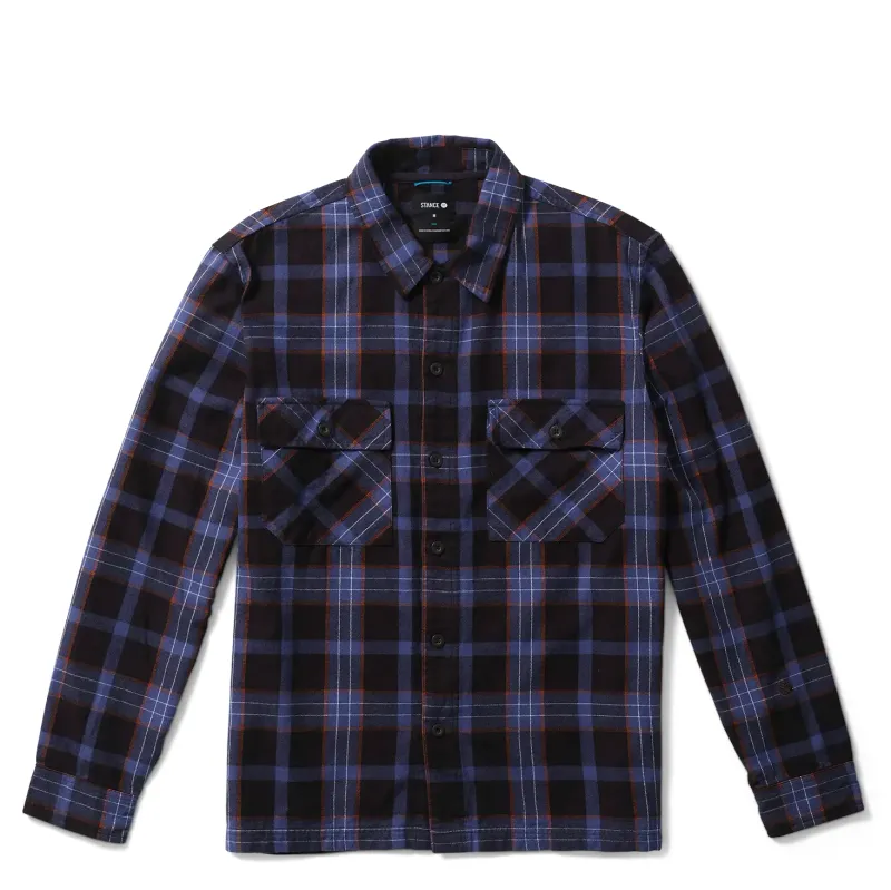 STANCE LOWELL LONG SLEEVE BUTTON UP SHIRT  