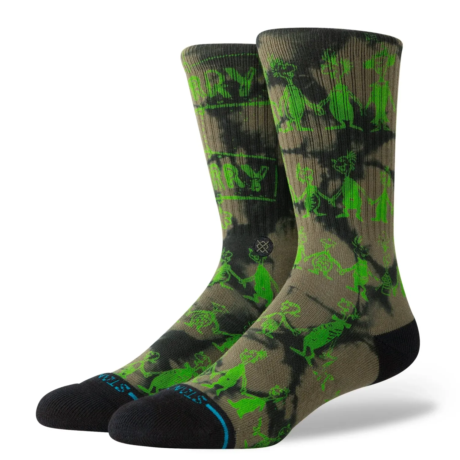 STANCE X THE GRINCH DOWN IN WHOVILLE CREW SOCKS