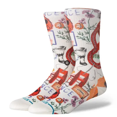 STANCE CALICATION POLY BLEND CREW SOCKS 