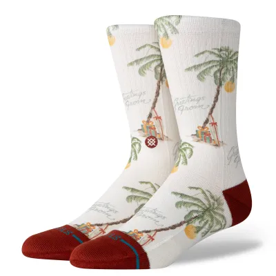 STANCE GREETINGS FROM POLY BLEND CREW SOCKS 