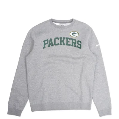 NIKE GREEN BAY PACKERS CLUB CREWNECK SWEATSHIRT
