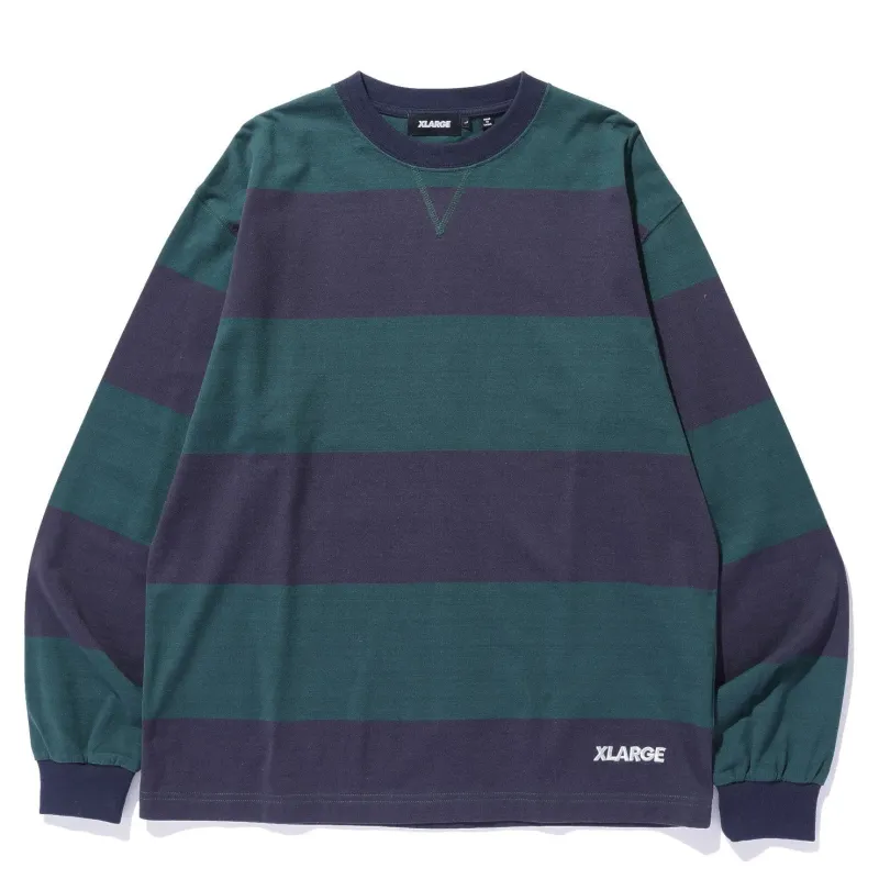 XLARGE HEAVYWEIGHT STRIPED LONG SLEEVE  