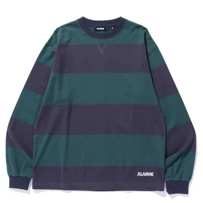 XLARGE HEAVYWEIGHT STRIPED LONG SLEEVE  
