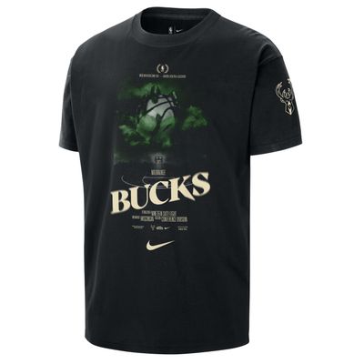 NIKE MILWAUKEE BUCKS COURTSIDE MOVIE POSTER TEE 