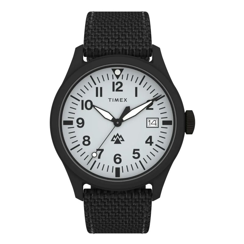 TIMEX EXPEDITION TRAPROCK 43MM RECYCLED FABRIC STRAP WATCH