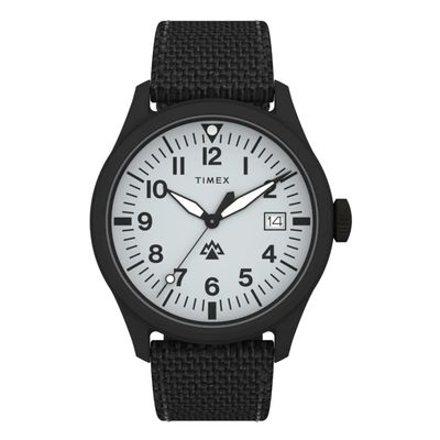 TIMEX EXPEDITION TRAPROCK 43MM RECYCLED FABRIC STRAP WATCH