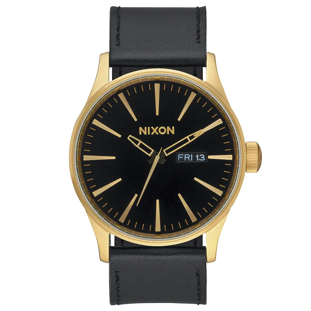 NIXON SENTRY LEATHER WATCH