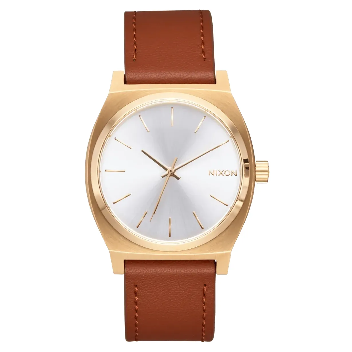 NIXON TIME TELLER LEATHER WATCH