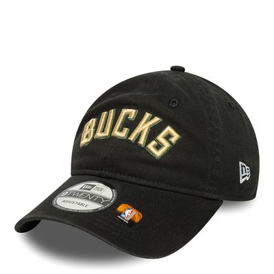 NEW ERA MILWAUKEE BUCKS STATEMENT EDITION 9TWENTY ADJUSTABLE HAT