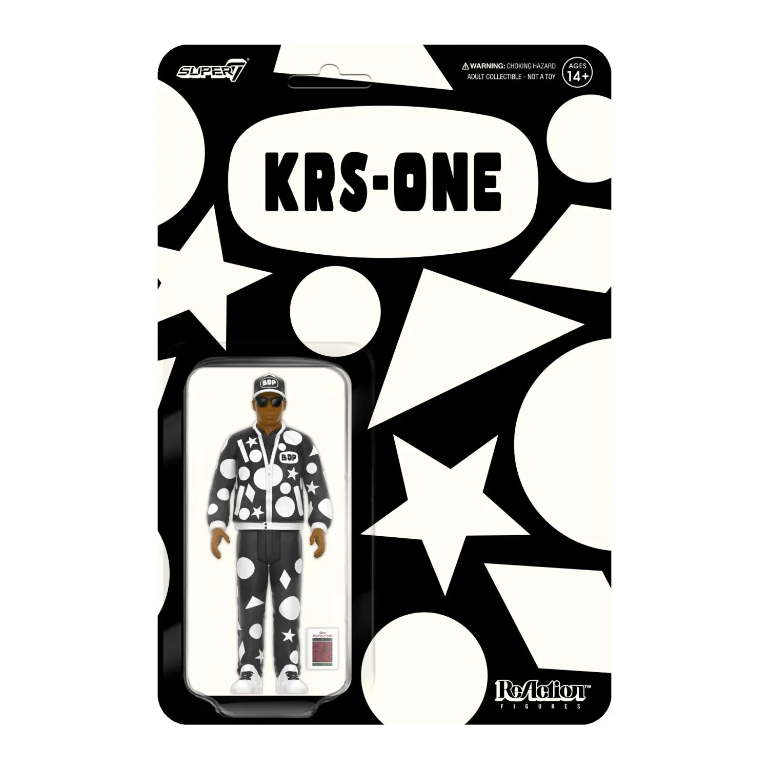 SUPER 7 KRS-ONE REACTION FIGURES WAVE 02 - SELF DESTRUCTION