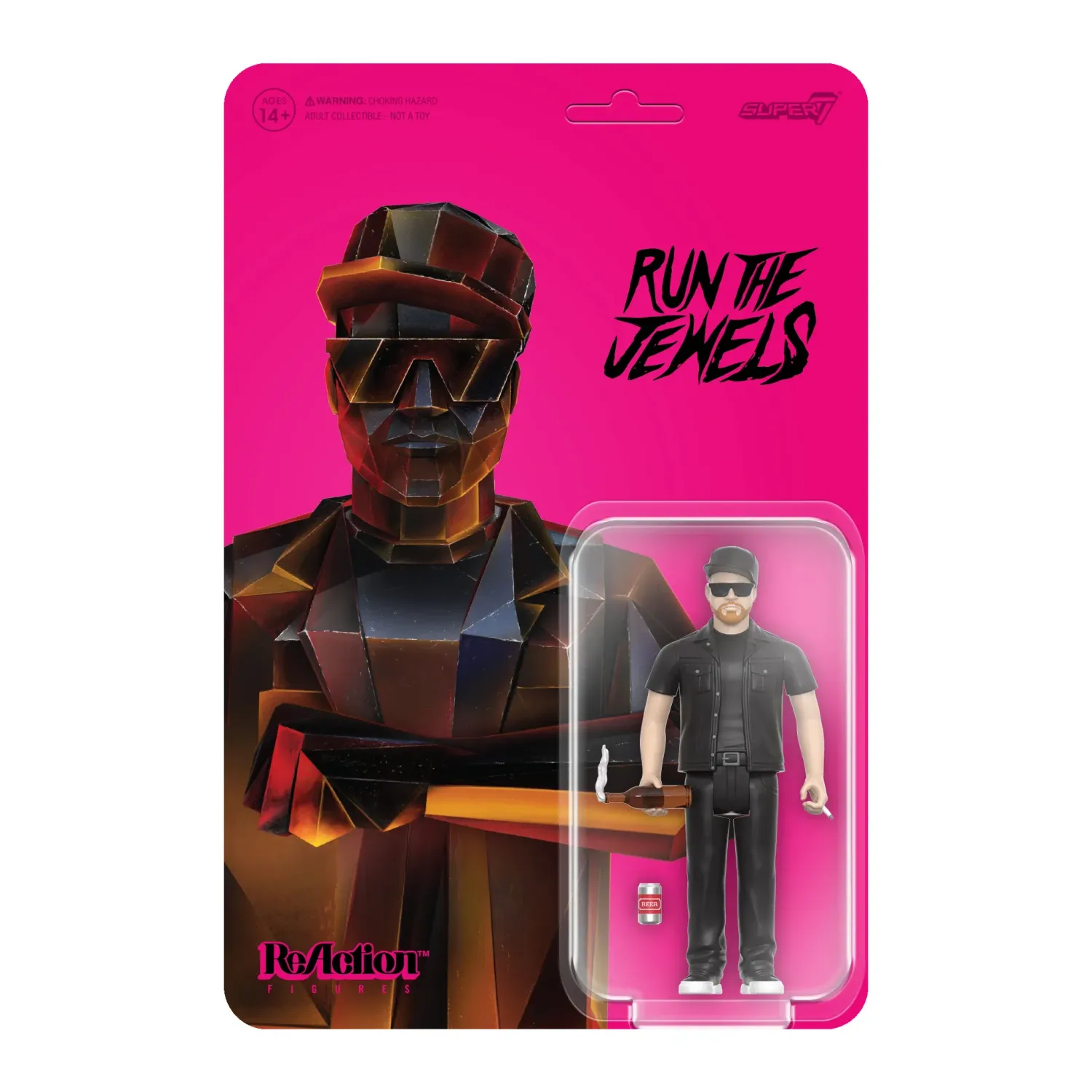 SUPER 7 RUN THE JEWELS REACTION FIGURE - EL-P