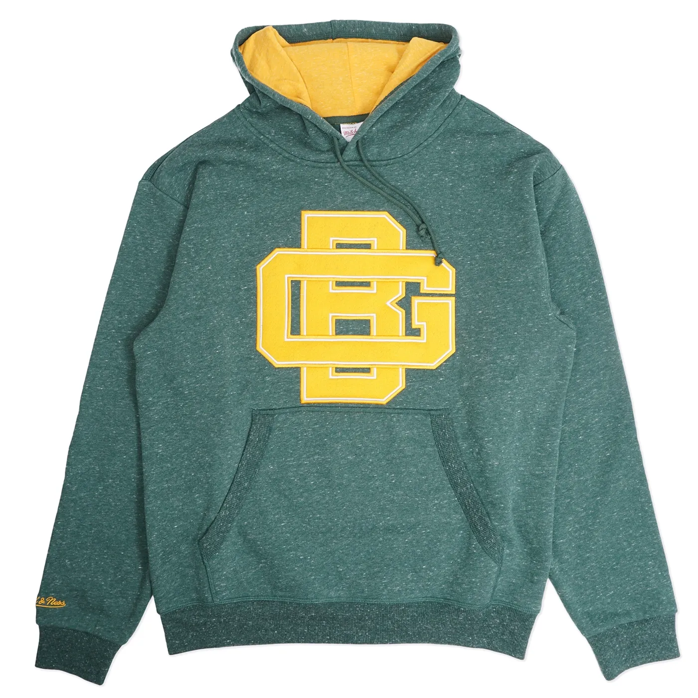MITCHELL &amp; NESS GREEN BAY PACKERS SNOW WASHED PULLOVER HOODIE 