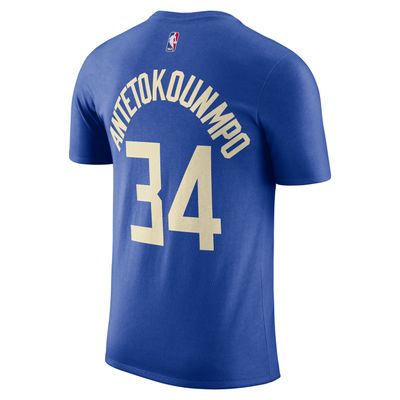 NIKE MILWAUKEE BUCKS GIANNIS 2024-25 CITY EDITION JERSEY TEE