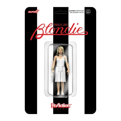 SUPER 7 BLONDIE REACTION FIGURE - DEBBIE HARRY (PARALLEL LINES)