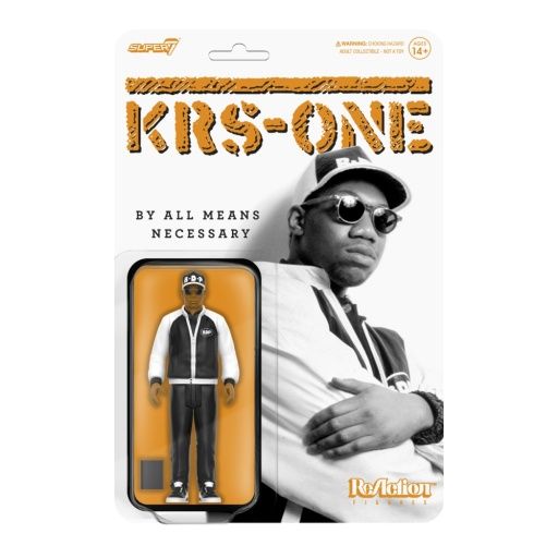 SUPER 7 KRS-ONE REACTION FIGURE WAVE 01 - KRS-ONE (BY ALL MEANS NECESSARY BDP), Color: NA, Size: OS