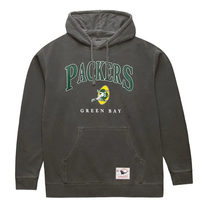 MITCHELL &amp; NESS GREEN BAY PACKERS THROWBACK SLOT HOODIE