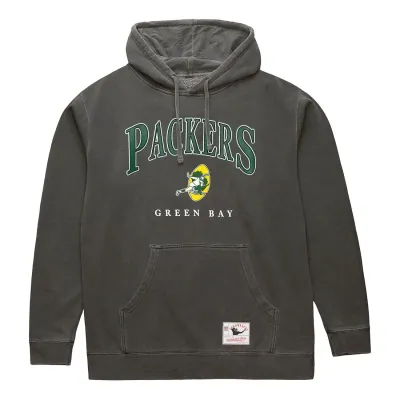 MITCHELL &amp; NESS GREEN BAY PACKERS THROWBACK SLOT HOODIE