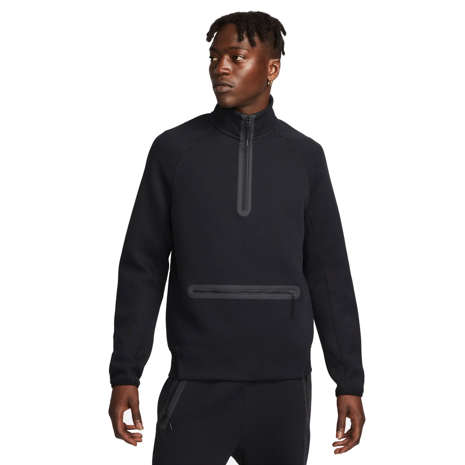 NIKE TECH FLEECE 1/2-ZIP PULLOVER CREW 