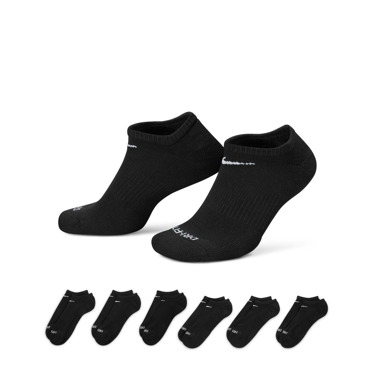 NIKE EVERYDAY PLUS NO-SHOW SOCKS 6-PACK