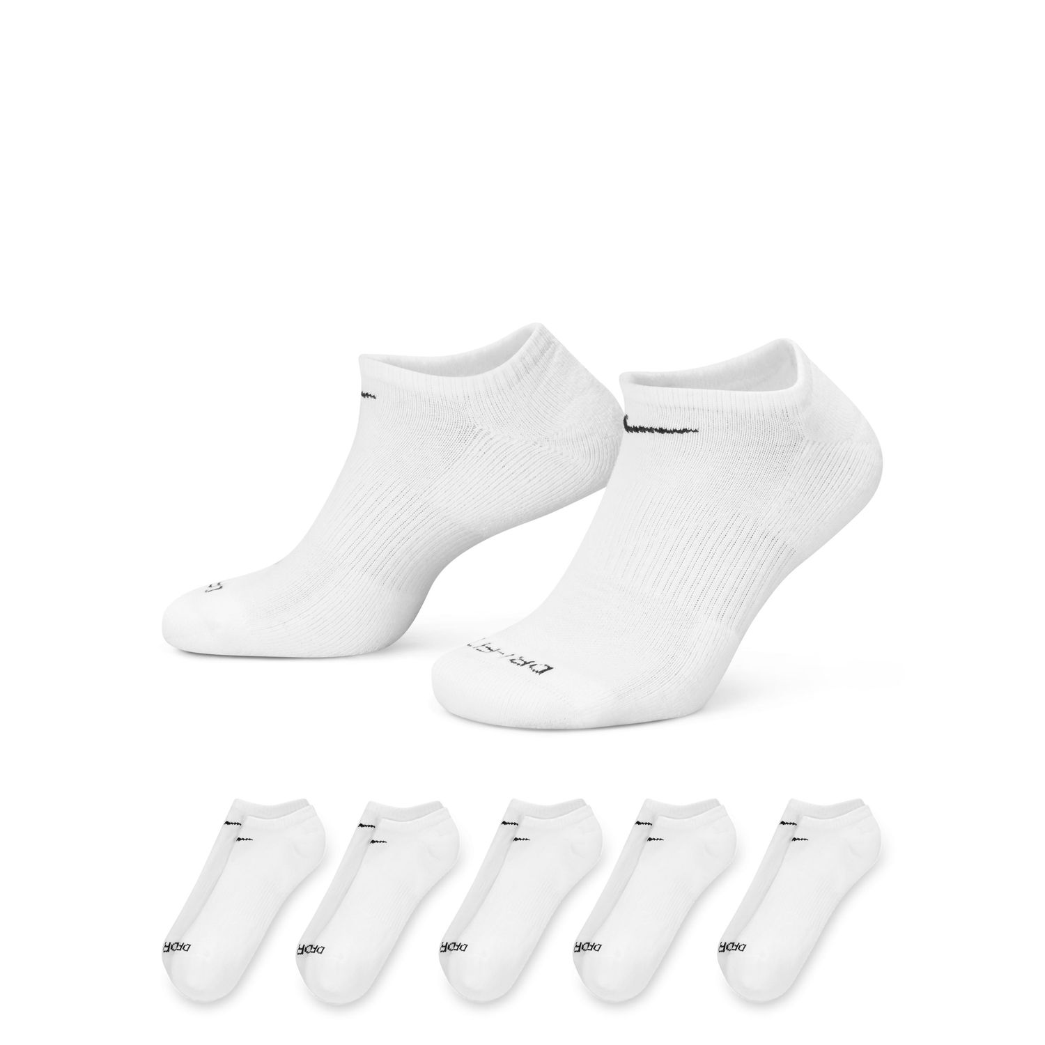 NIKE EVERYDAY PLUS NO-SHOW SOCKS 6-PACK