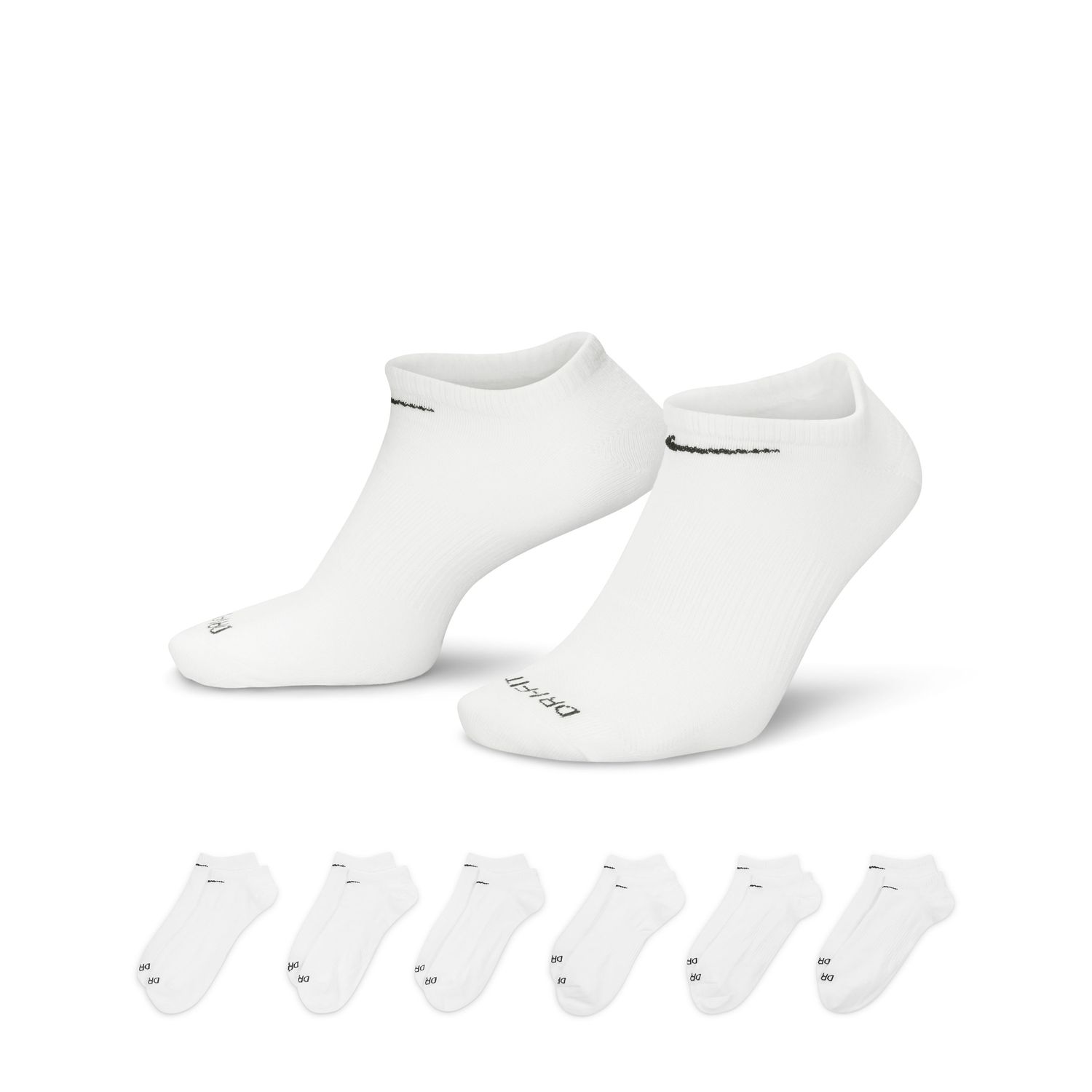 NIKE EVERYDAY PLUS LIGHTWEIGHT SOCKS 6-PACK