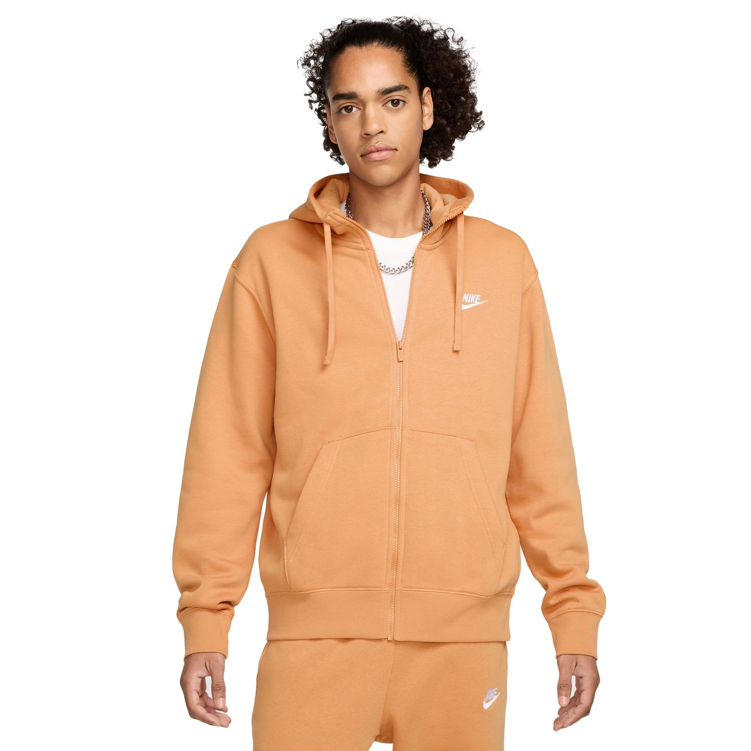 NIKE CLUB FULL-ZIP HOODIE  