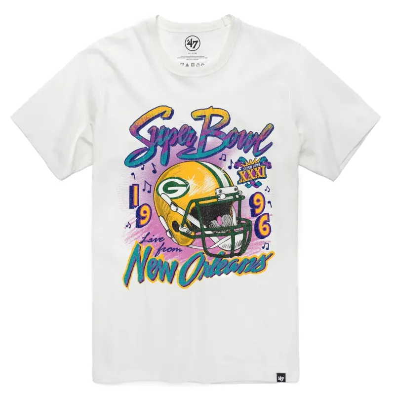 &#39;47 BRAND GREEN BAY PACKERS SUPER BOWL SHOWCASE FRANKLIN TEE   
