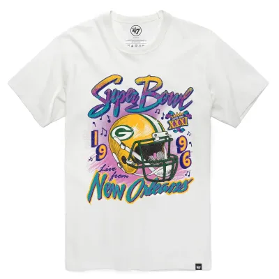 &#39;47 BRAND GREEN BAY PACKERS SUPER BOWL SHOWCASE FRANKLIN TEE   