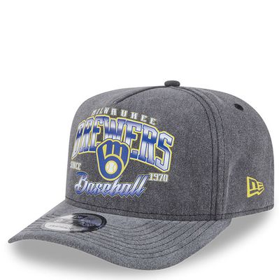 NEW ERA MILWAUKEE BREWERS WASHED A-FRAME 9FIFTY SNAPBACK HAT