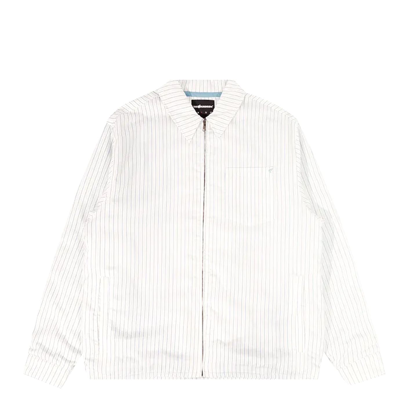 THE HUNDREDS PADDED LONG SLEEVE ZIP-UP SHIRT  