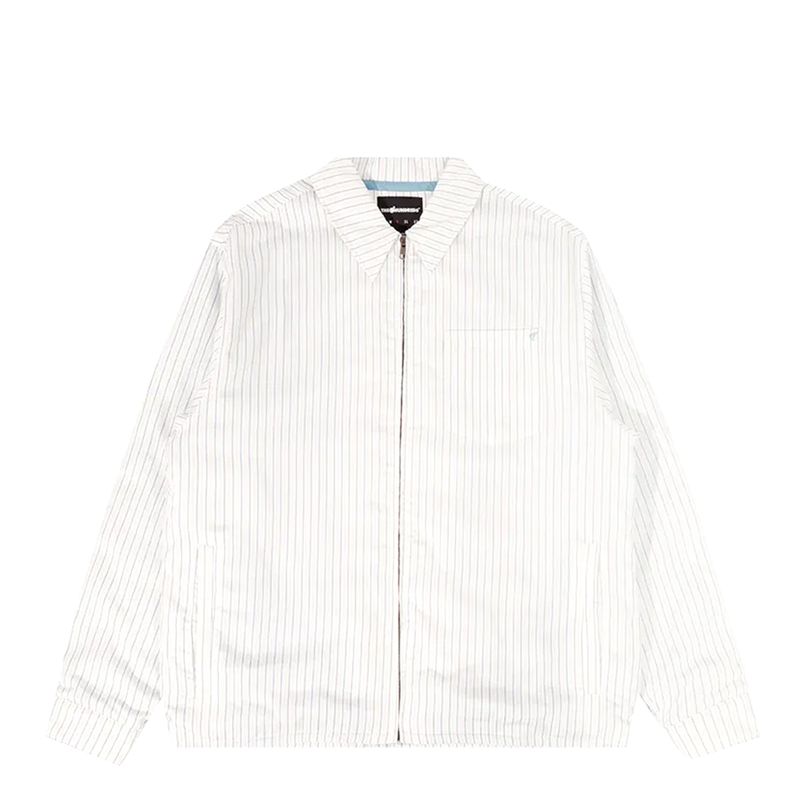 THE HUNDREDS PADDED LONG SLEEVE ZIP-UP SHIRT  