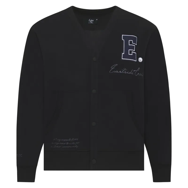 EASTSIDE GOLF VARSITY CARDIGAN FLEECE   