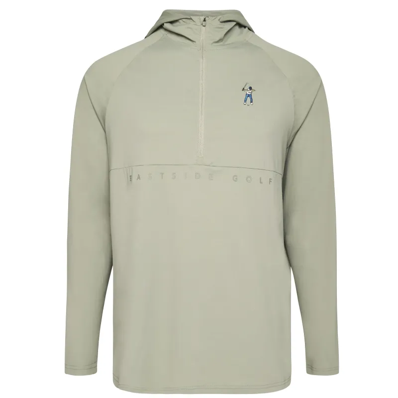 EASTSIDE GOLF UV LIGHTWEIGHT 1/4-ZIP HOODIE  