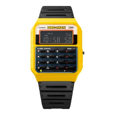 CASIO CA53WPC-1B PAC-MAN WATCH