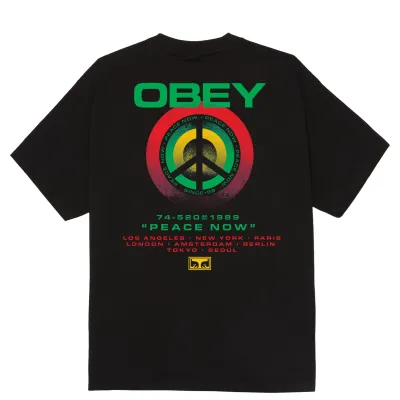 OBEY PEACE TARGET TEE 