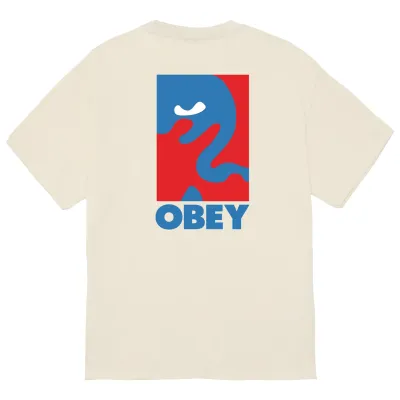 OBEY CROPPED ICON TEE   