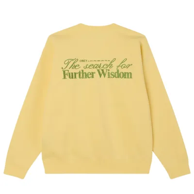 OBEY FURTHER WISDOM CREWNECK SWEATSHIRT 
