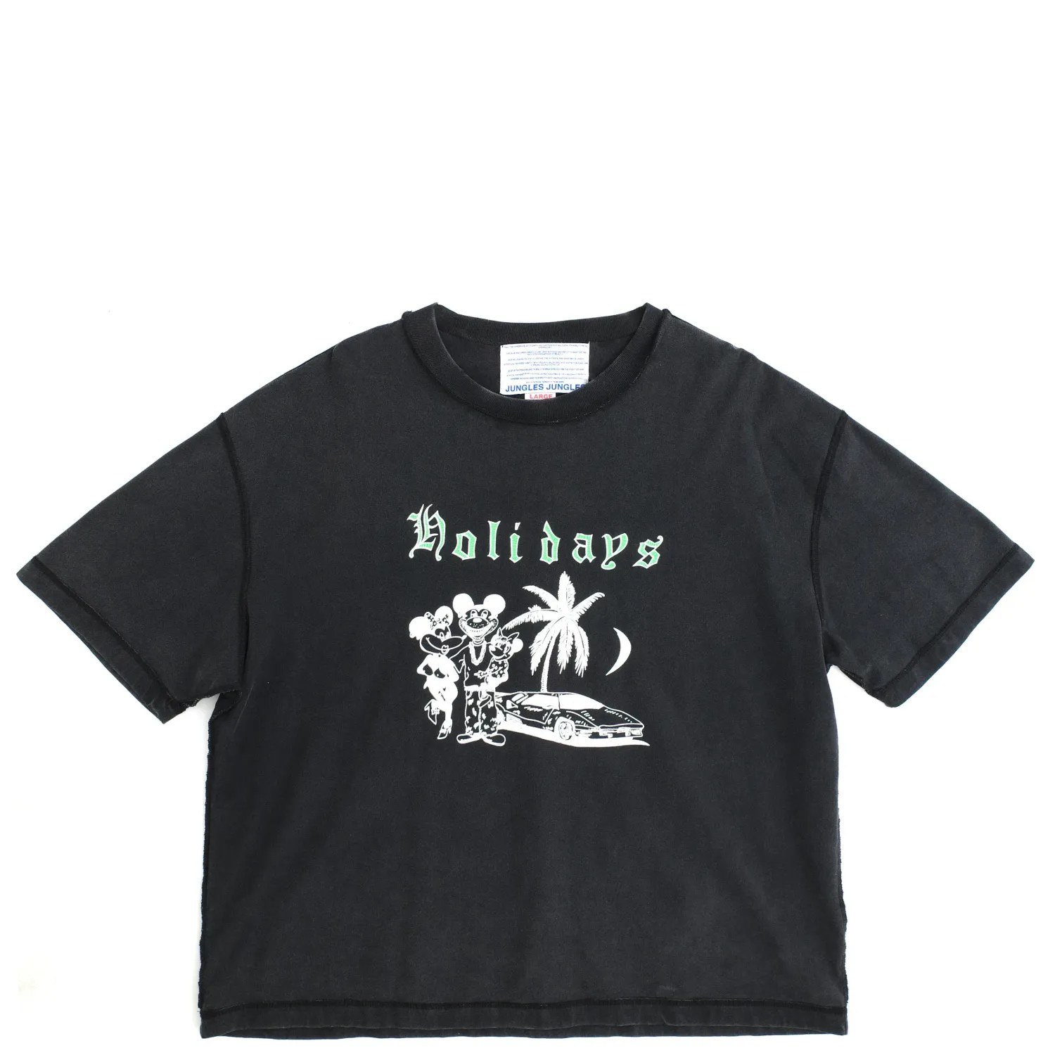 JUNGLES HOLIDAYS REVERSIBLE TEE  